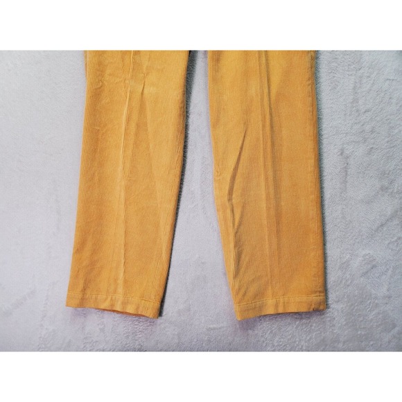 Brooks Brothers 346 Pants Mens Size 35 Orange Corduroy Cotton Flat Front Pockets - Picture 5 of 7